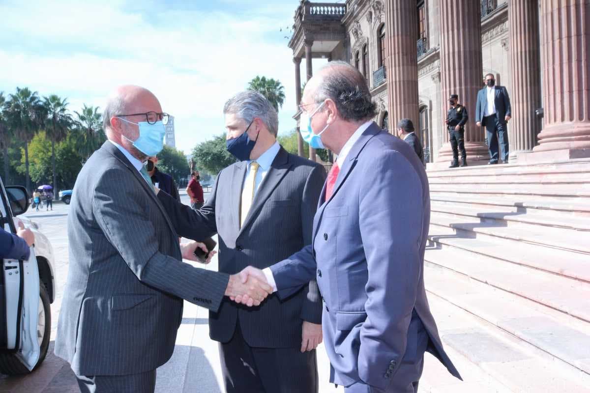 Embajador de España se reunió con el gobernador de Nuevo León