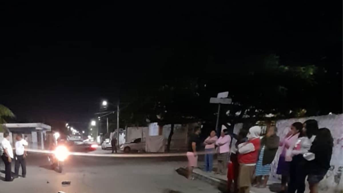 Motociclista pierde la vida en Cancún tras derrapar