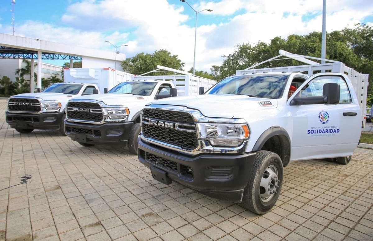 Fortalece Gobierno de Solidaridad la operatividad de Servicios Públicos con nuevas unidades
