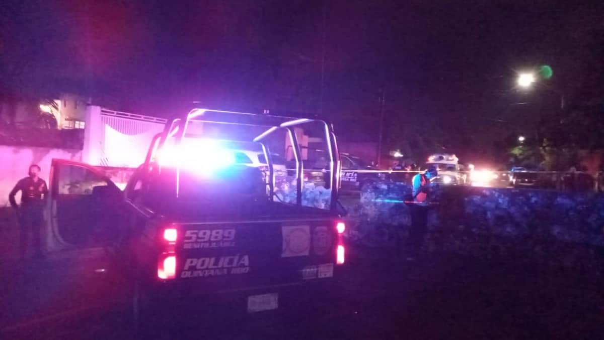 Balean a un hombre en el fraccionamiento Las Palmas de Cancún