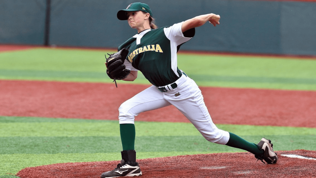 Por primera vez, una mujer juega un partido en la Liga de Beisbol de Australia