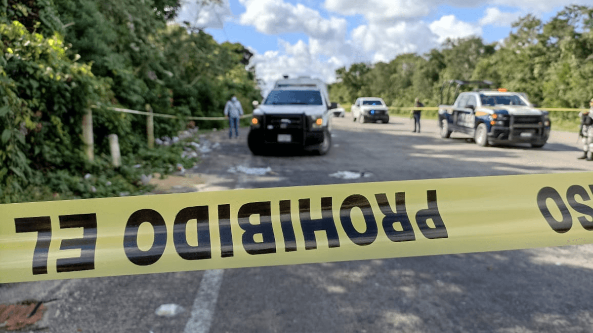 Abandonan cuerpo amordazado en tramo carretero de Felipe Carrillo Puerto