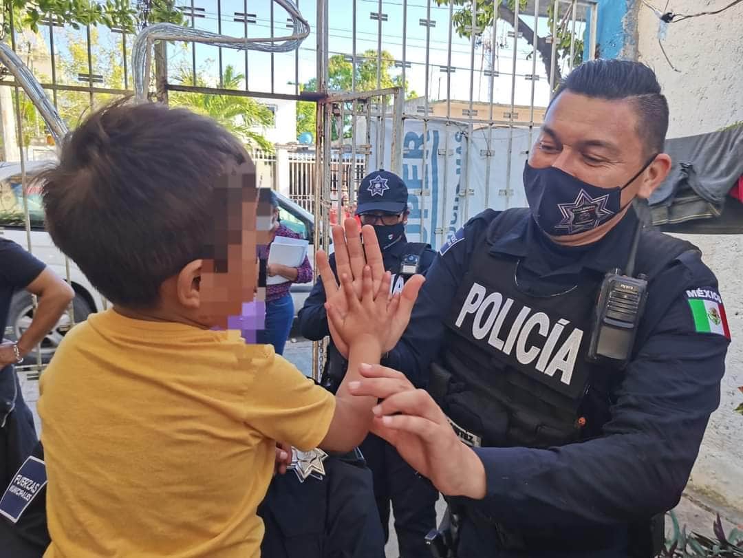 ¡Gracias playenses! Localizan a Adrián, el niño que estaba desaparecido en Playa del Carmen