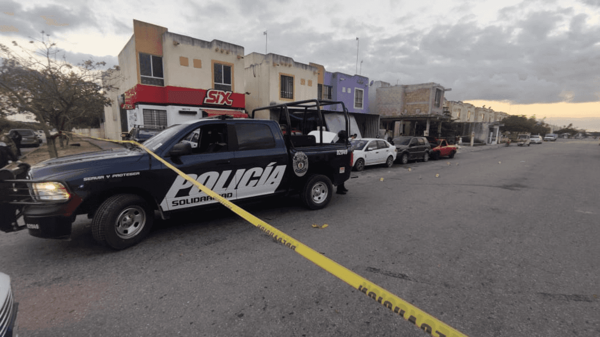 Balean a tres en taller mecánico de Playa del Carmen