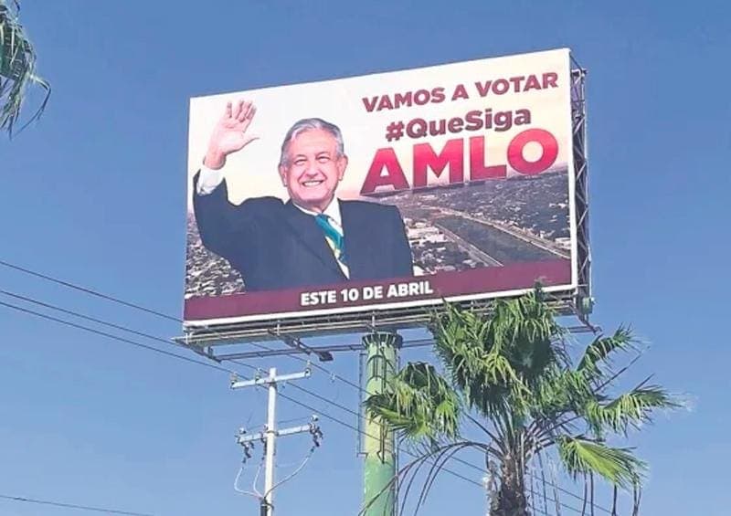 PRD documenta violación de la veda electoral por promocionar la imagen de AMLO