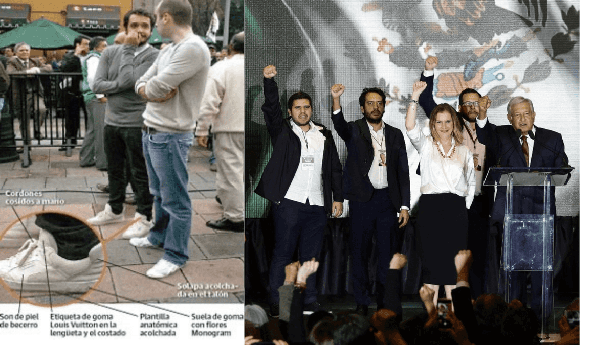 Andy, el hijo de AMLO con tenis Luis Vuitton que fundó una empresa con apoyos de un programa federal