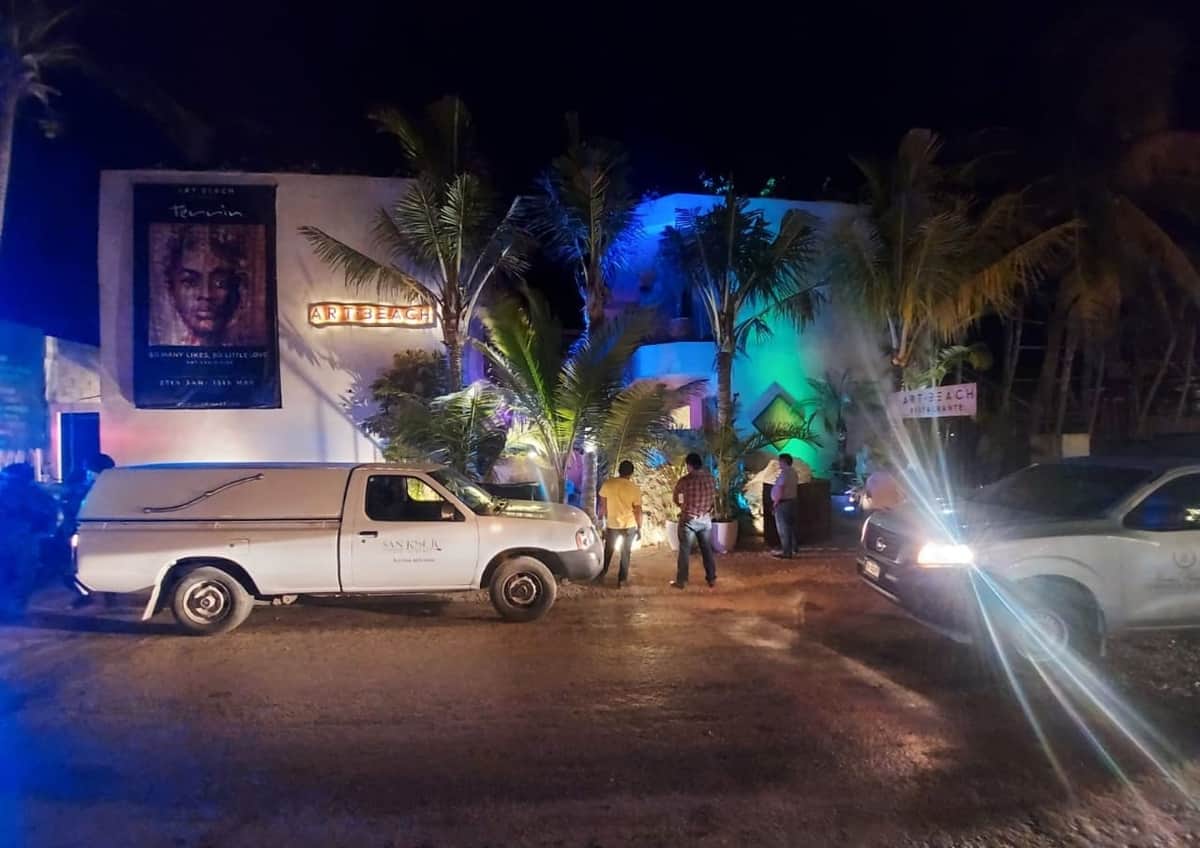 Saldo del ataque violento al 'Art Beach Tulum': dos muertos y dos heridos en la zona turística