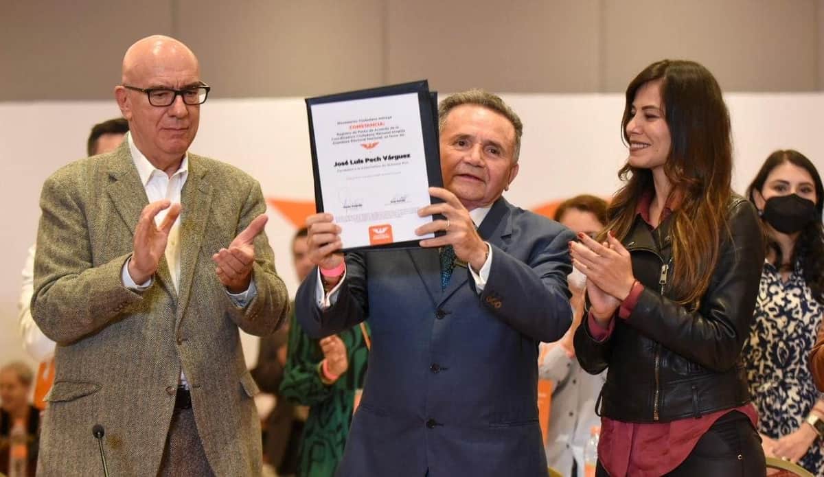 José Luis Pech ya es candidato de MC a la gubernatura de Quintana Roo