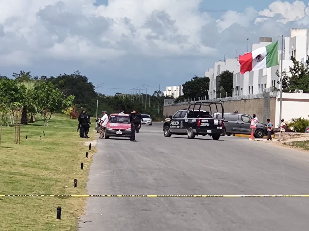 Atacan a balazos a un hombre muy cerca del residencial Aqua de Cancún