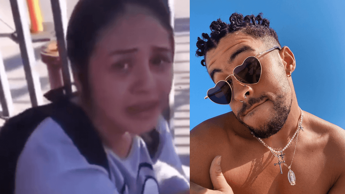 VIDEO: Bad Bunny desata la locura; adolescente llora porque no encuentra boletos para su concierto