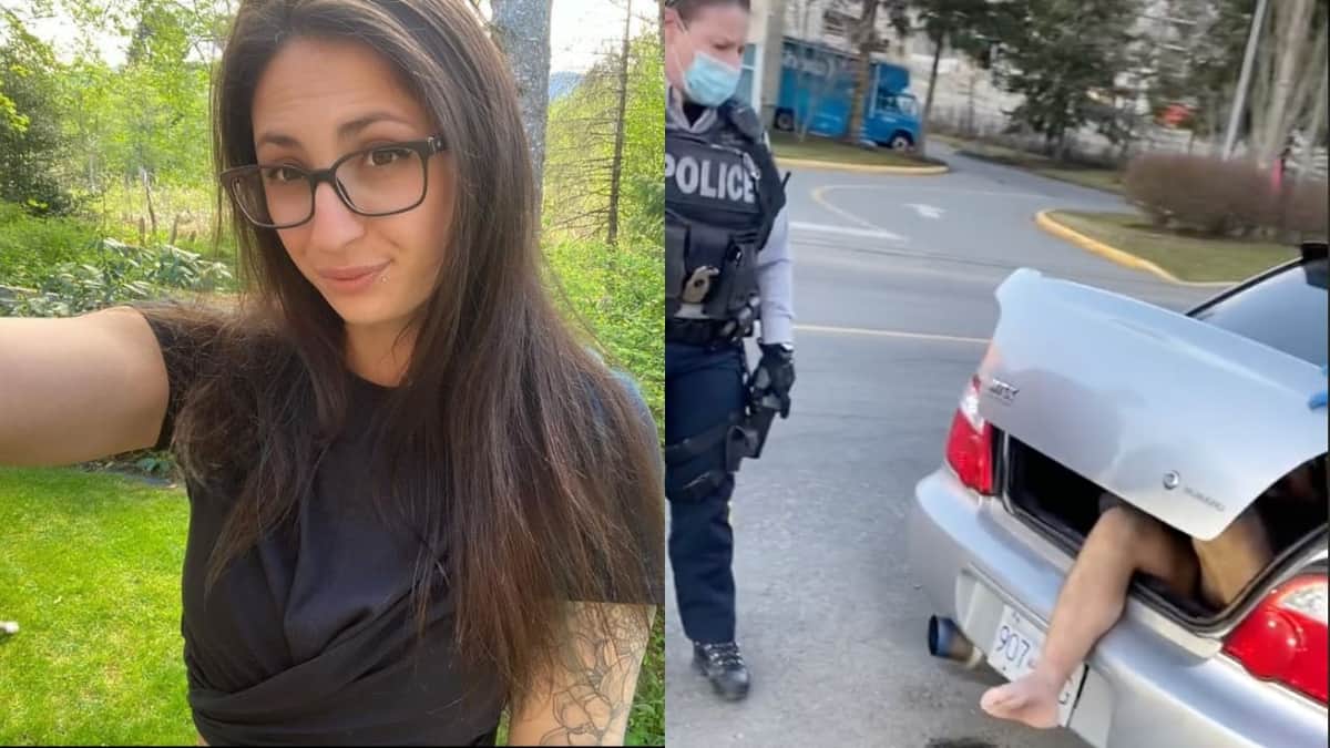 VIDEO: Mujer descubre a hombre sin ropa en la cajuela de su auto; llevaba tres días ahí