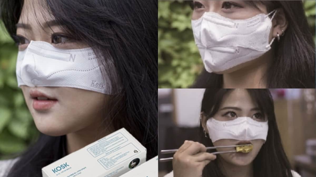 ¡Irreal! En Corea del Sur lanzan al mercado mascarilla que solo cubre la nariz