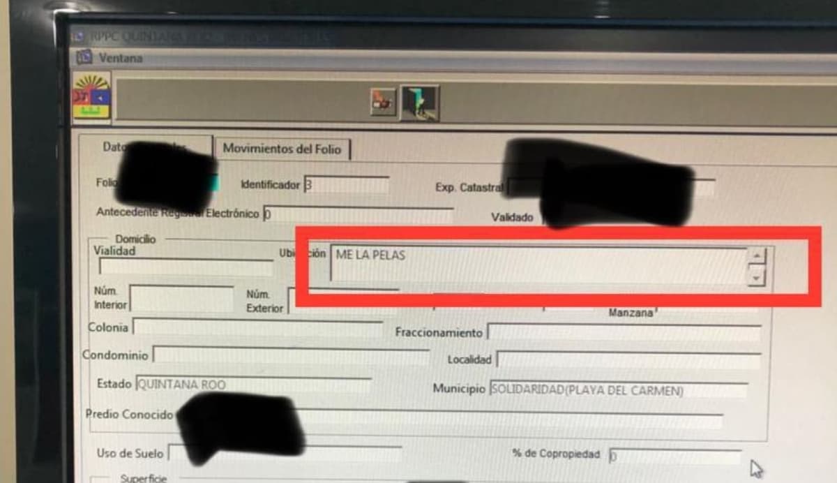“Me la pelas”, exfuncionarios de Playa del Carmen escriben en título de propiedad de ciudadano que intentaban extorsionar