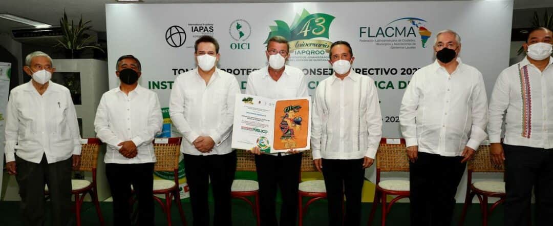 Carlos Joaquín tomó protesta al nuevo Consejo Directivo del Iapqroo 2021-2024