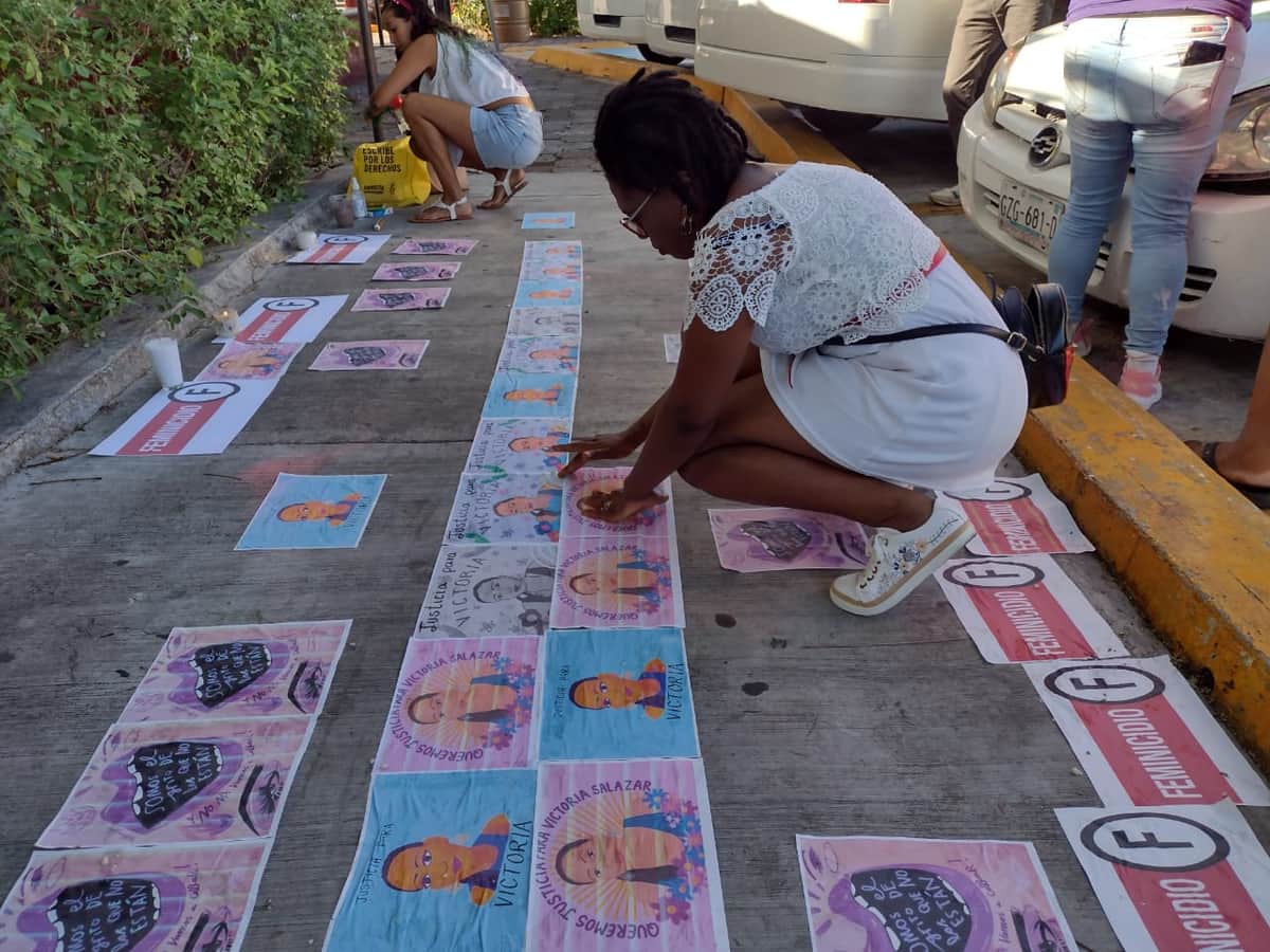 Exigen justicia en Cancún por asesinato de Victoria Salazar