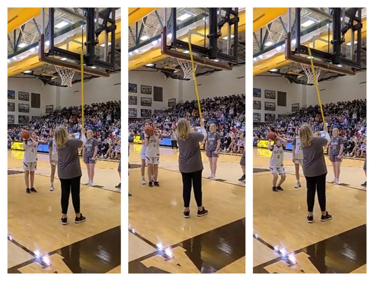 Video: joven ciega conquista partido de básquetbol y se hace viral