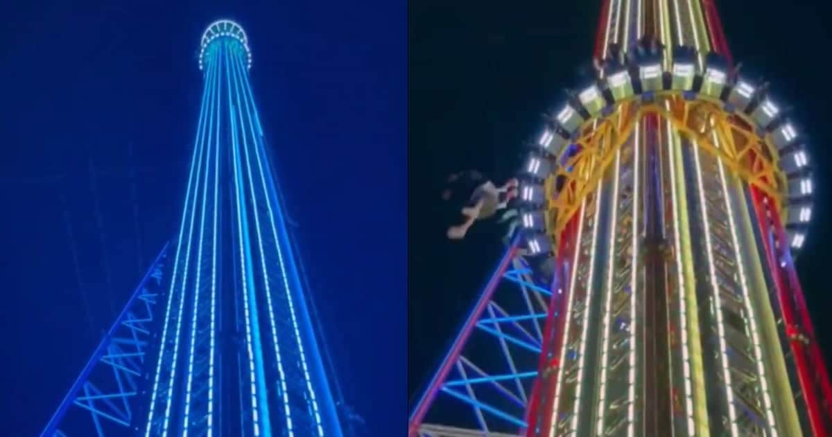 VIDEO: Niño muere al caer del juego mecánico más alto del mundo