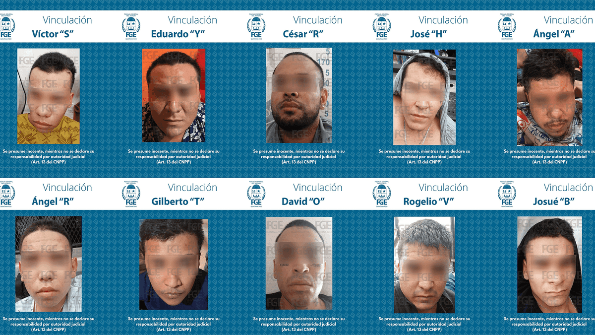 Vinculan a proceso a 11 integrantes del CJNG, detenidos en Cancún