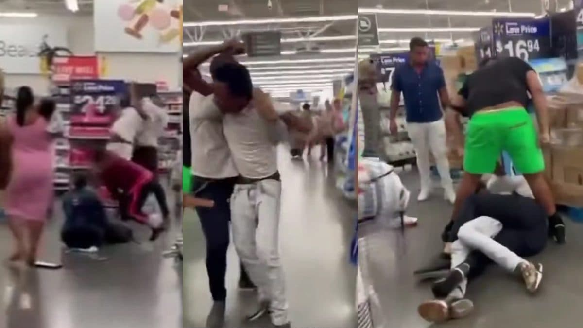 VIDEO: Clientes impiden violación de una mujer en pleno pasillo de Walmart