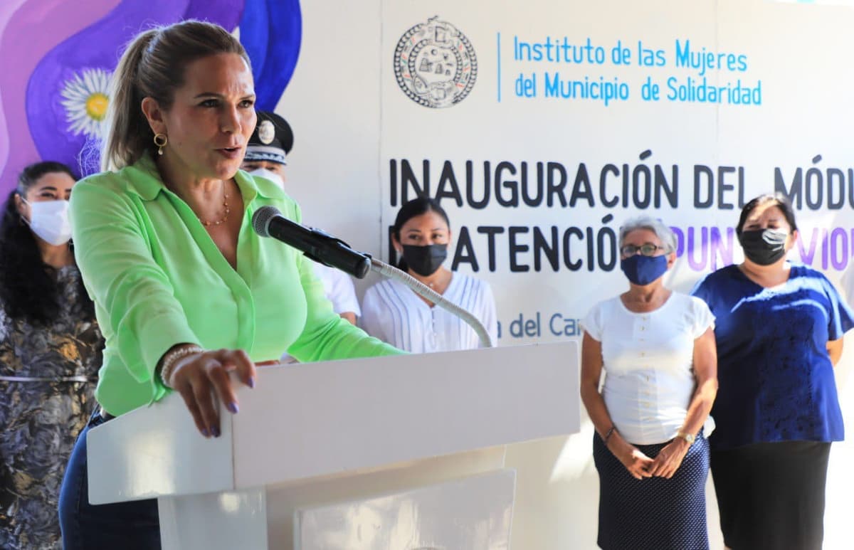 Inauguran primer “Punto Violeta” en Solidaridad