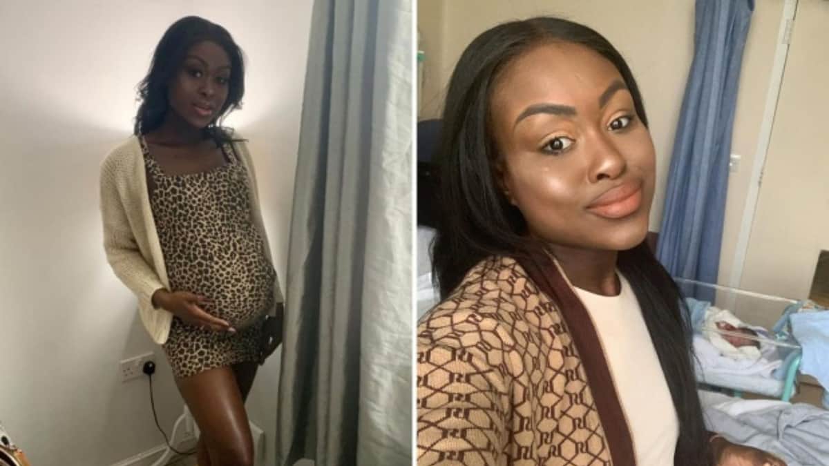 Mujer quiere verse bien para el nacimiento de su bebé y acude a salón de belleza