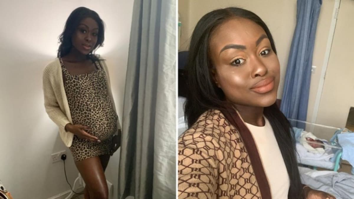 Mujer quiere verse bien para el nacimiento de su bebé y acude a salón de belleza