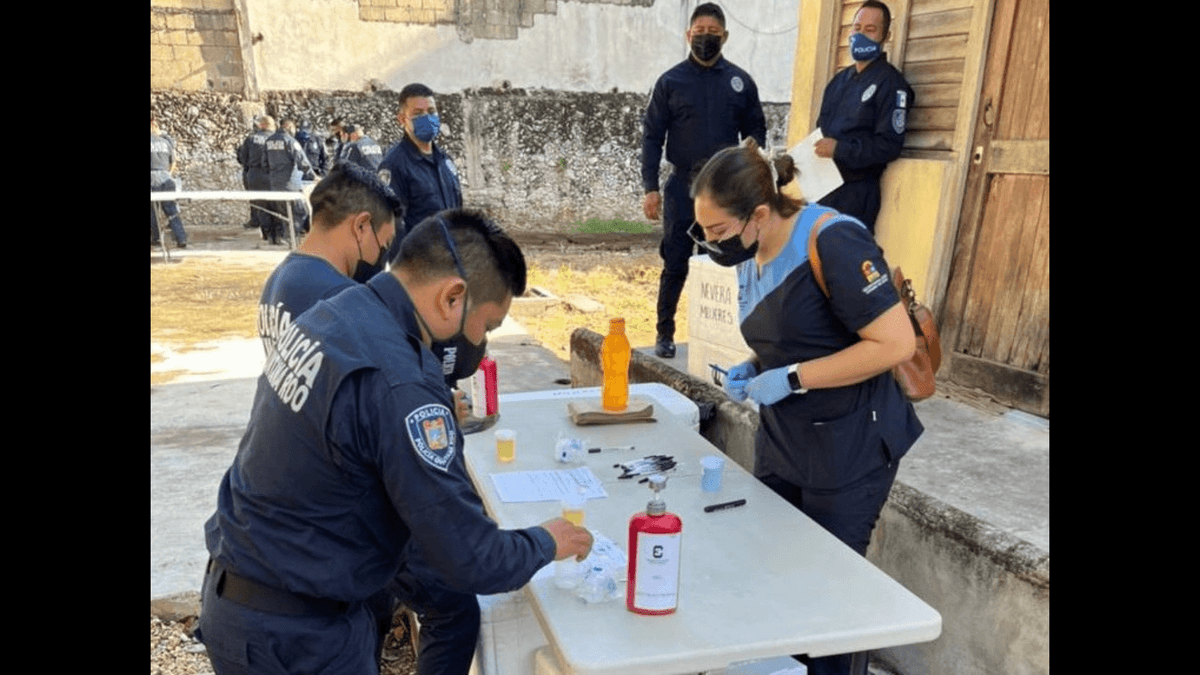 Realizan evaluaciones sistemáticas a elementos de seguridad pública de la entidad