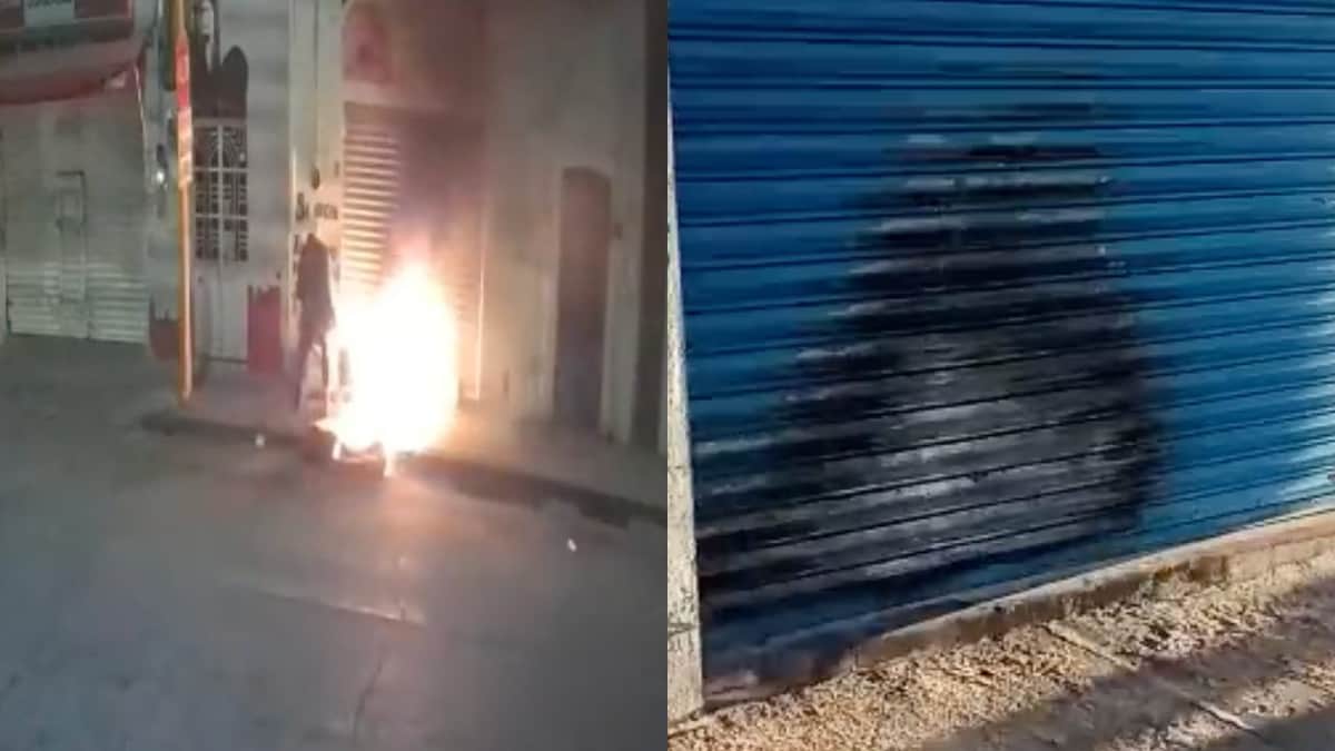 VIDEO: Hombre le prende fuego a un indigente en Aguascalientes