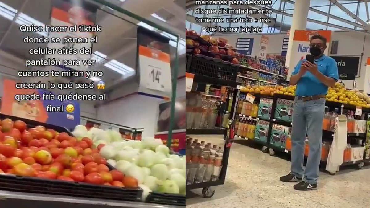 VIDEO: Reto en TikTok exhibe a acosadores en el supermercado