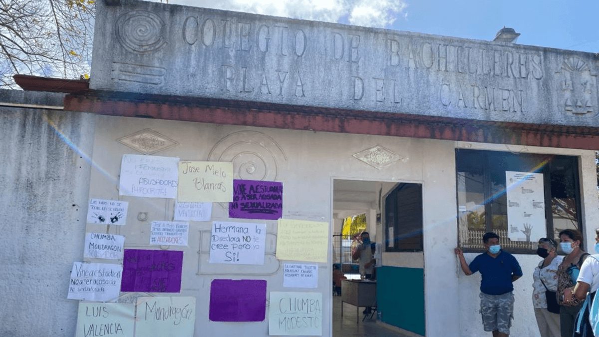 Acoso sexual a niñas en Playa del Carmen: acusan complicidad de directora de Bachilleres
