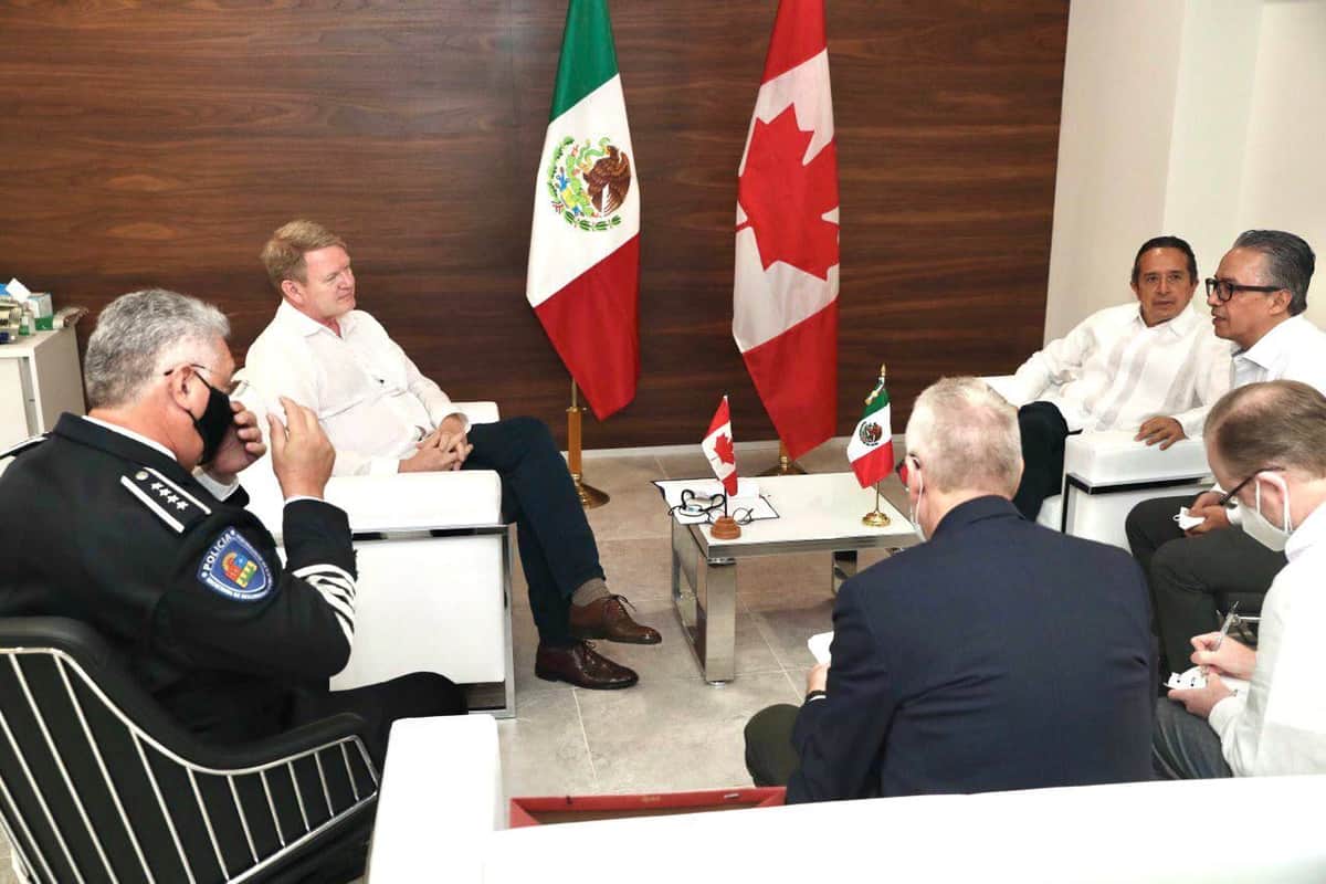 Fortalecen Quintana Roo y Canadá acciones en materia de seguridad para turistas