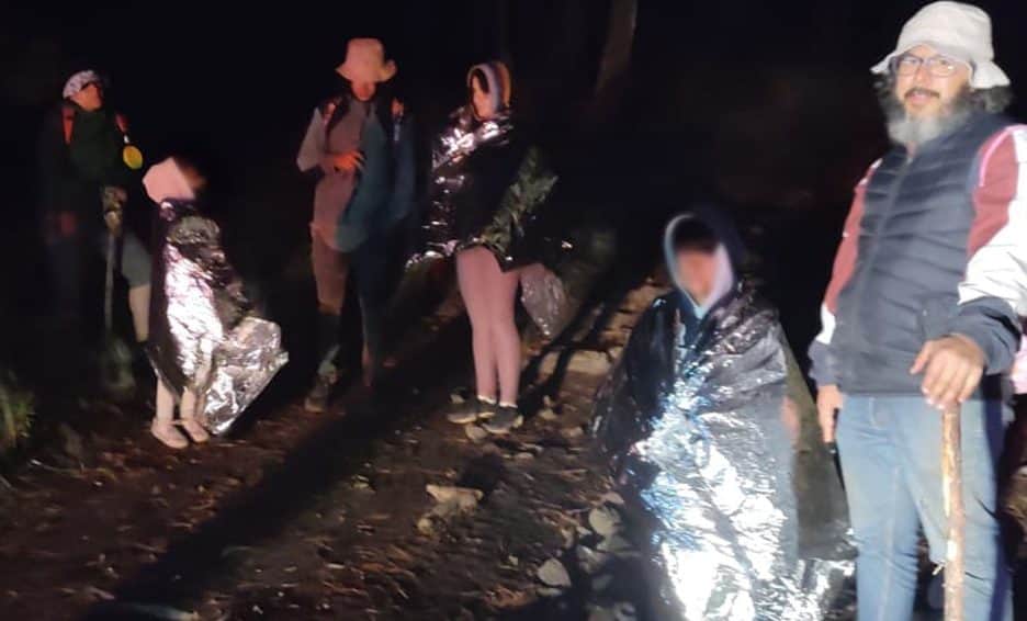 Rescatan a cuatro personas extraviadas en el Monte Tláloc