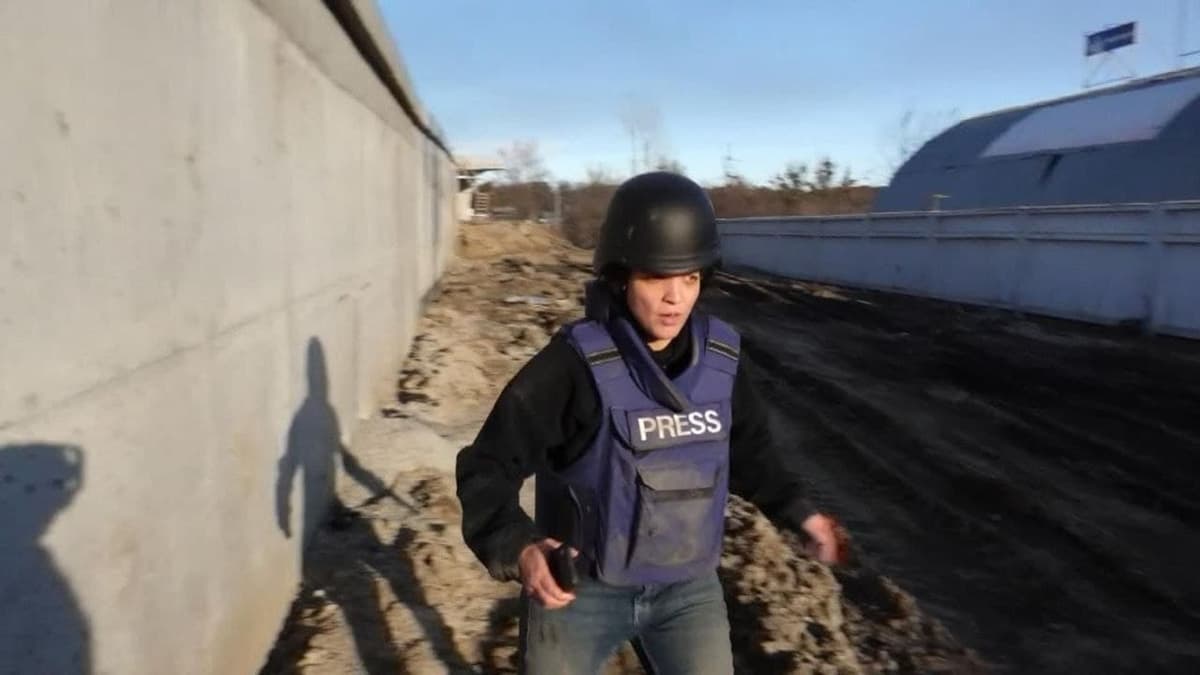 Video: periodistas de Sky News fueron disparados en Ucrania