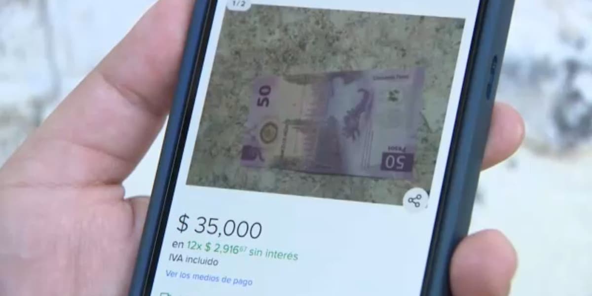 Hasta 35 mil pesos ofrecen por el nuevo billete de 50 pesos