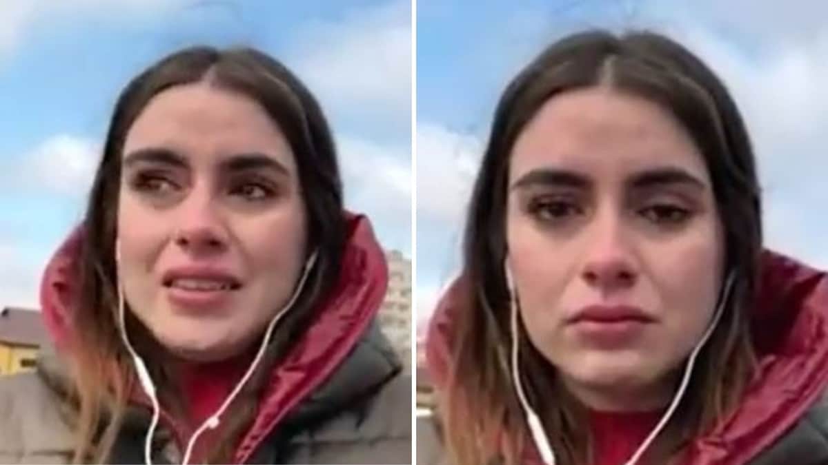 VIDEO: Periodista rompe en llanto en Ucrania: 'Mi guía me pidió llevarme a su hija'