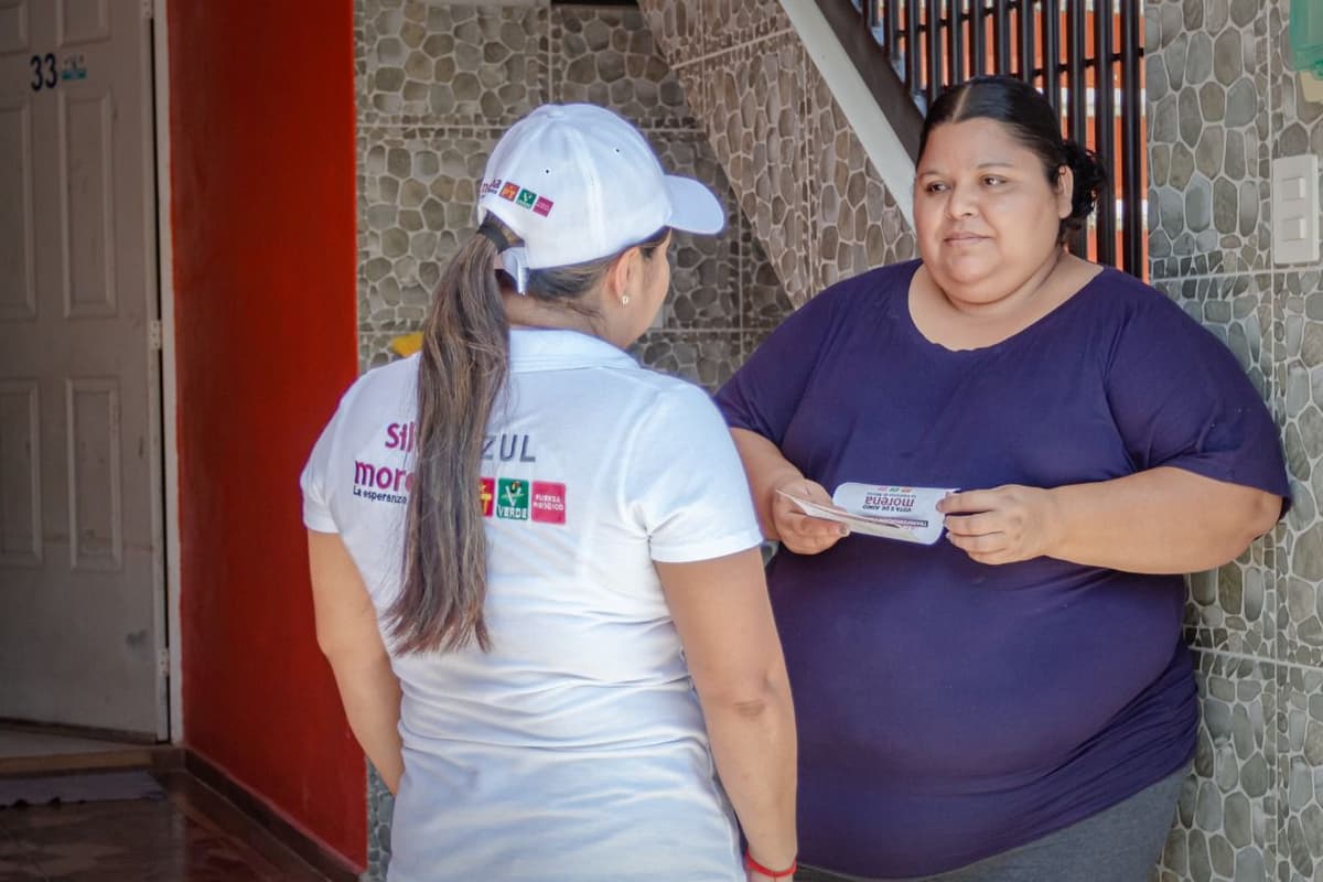 Con las familias y mujeres de Villas del Sol, lograremos el cambio verdadero: Silvia Dzul
