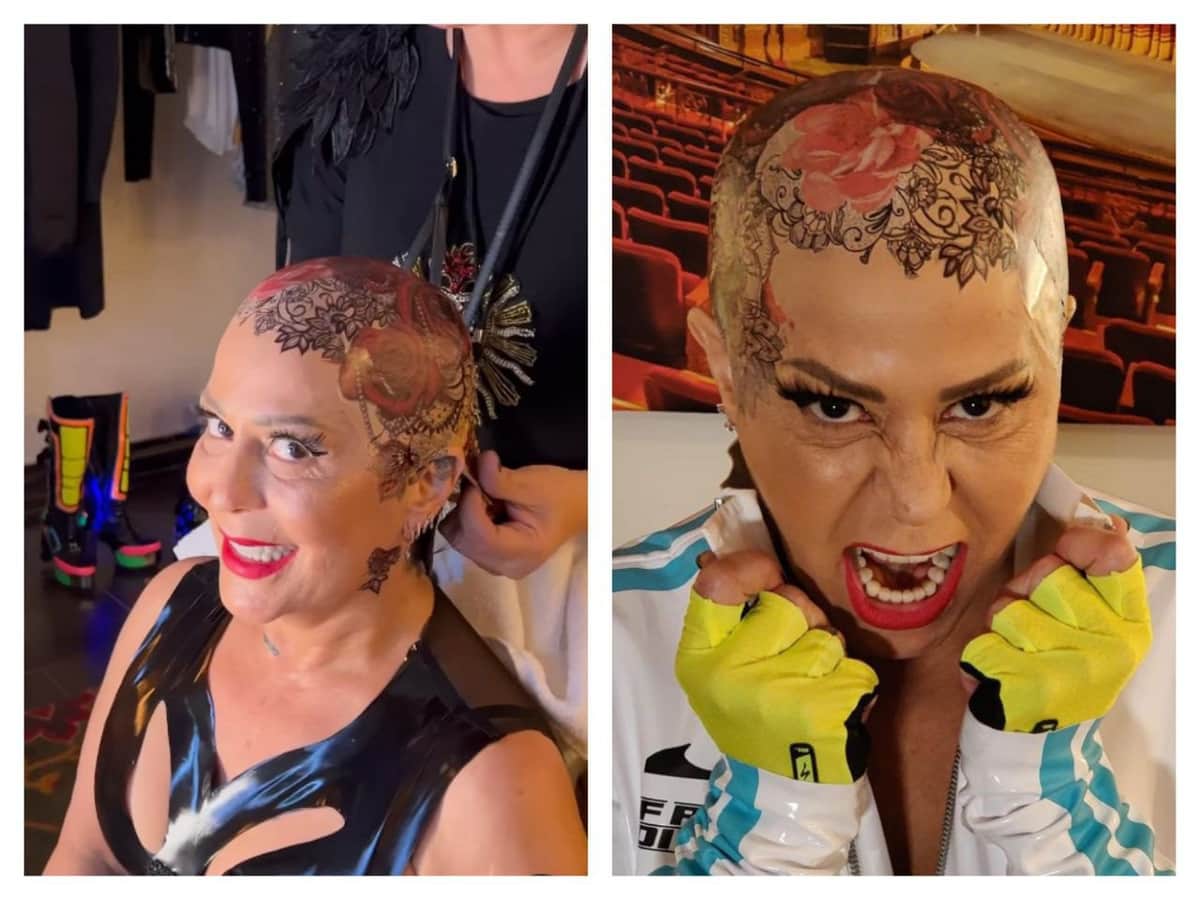 Video: Alejandra Guzmán aparece con un look inesperado en su concierto de Nueva York