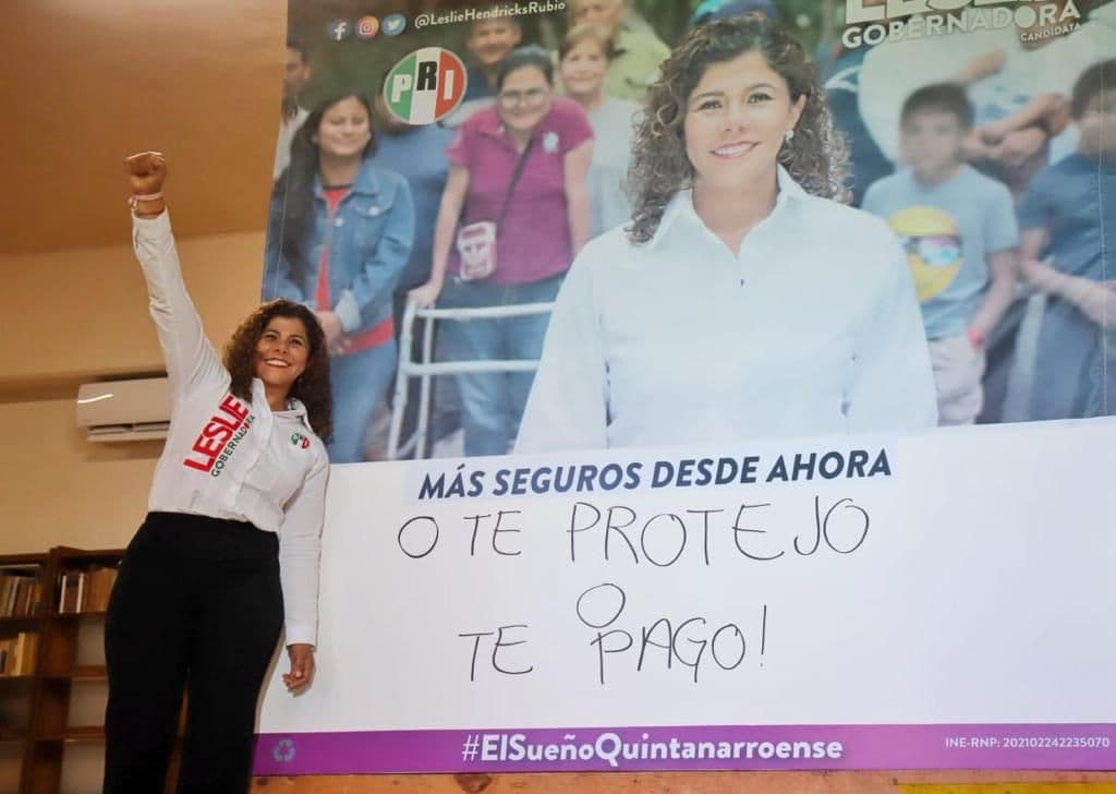 “O te protejo o te pago”: Leslie Hendricks Rubio