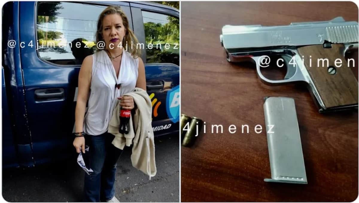 Detienen a mujer por amenazar con pistola a ciclistas en CDMX