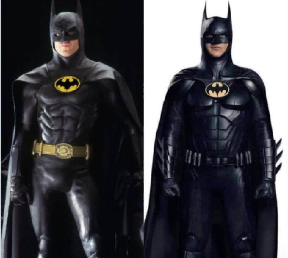 Se filtran imágenes del traje de Batman que Michael Keaton usaría