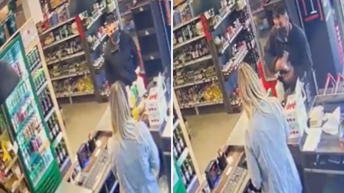 Video: Ladrón armado roba un negocio en solo 30 segundos