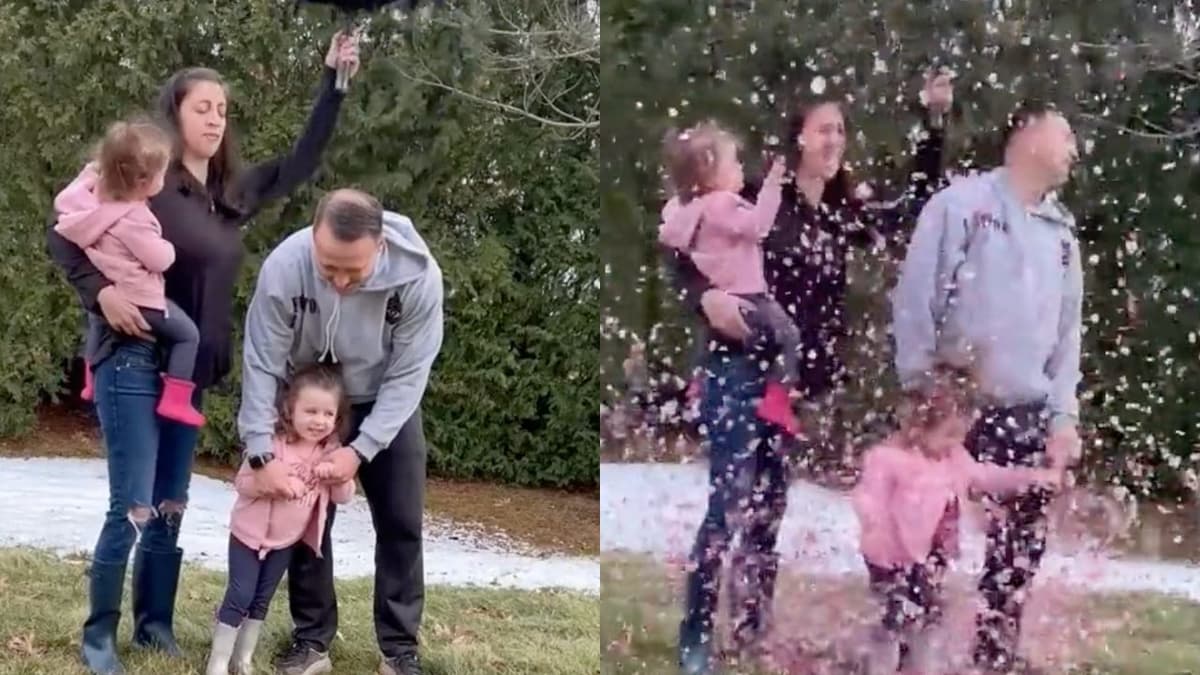 VIDEO: Hombre se enoja al descubrir que será papá de otra niña