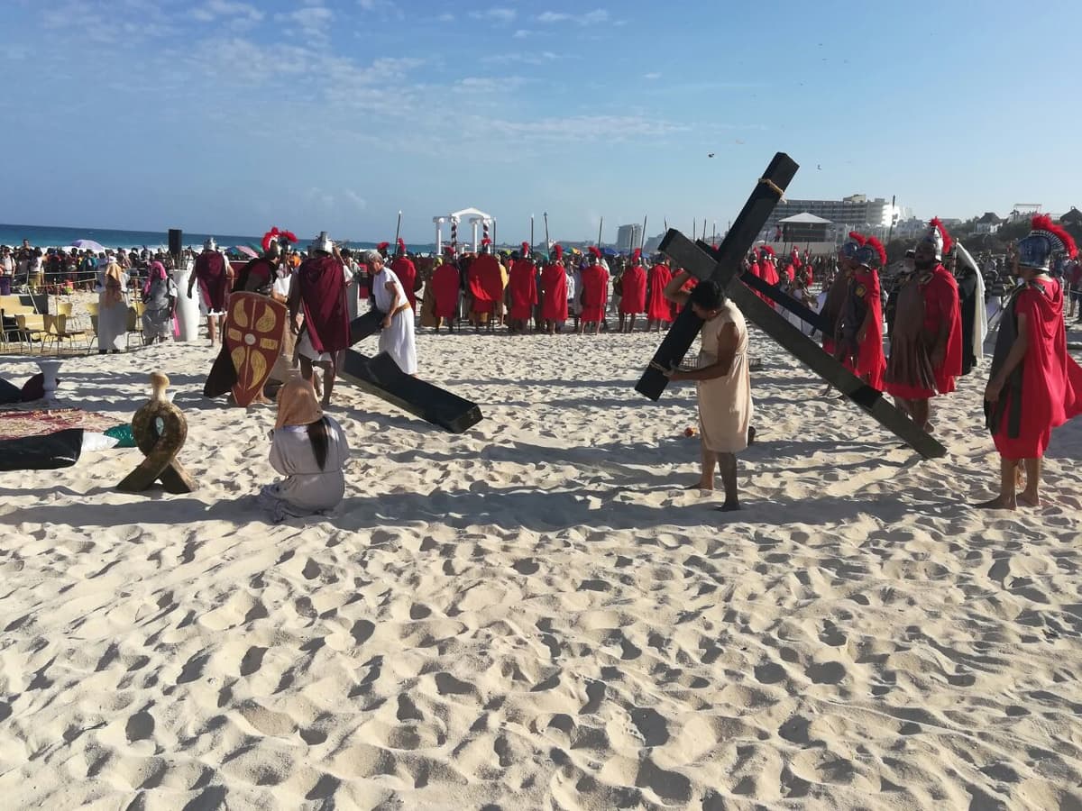 Cancelan el viacrucis de la Zona Hotelera; habrá ‘representación’ en Playa Marlín