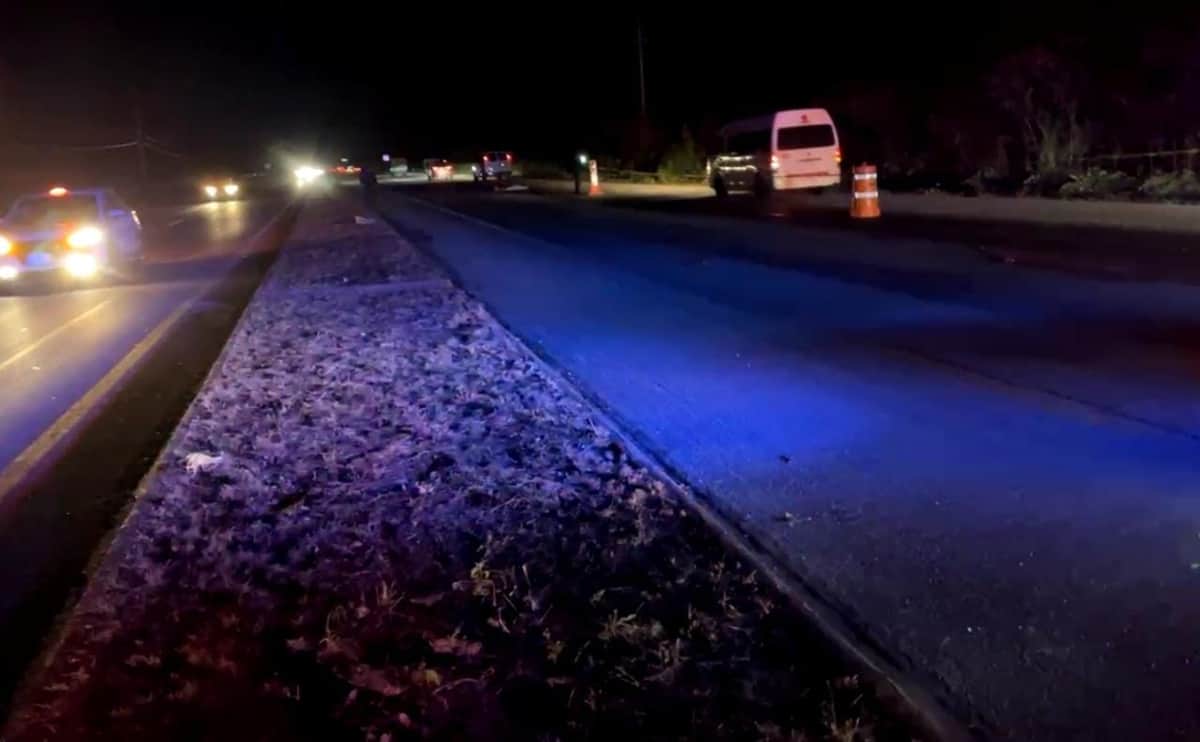 Muere hombre atropellado en carretera de Playa del Carmen