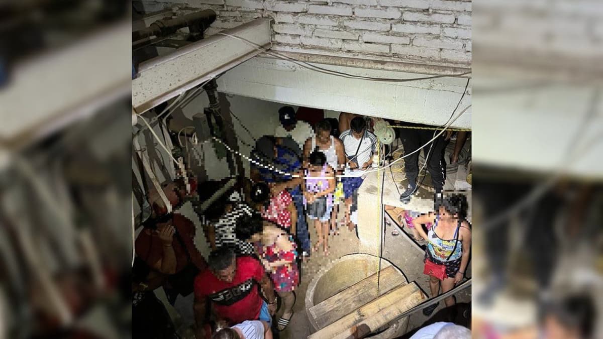 Rescatan a 70 migrantes escondidos en un pozo de agua en hotel de Oaxaca