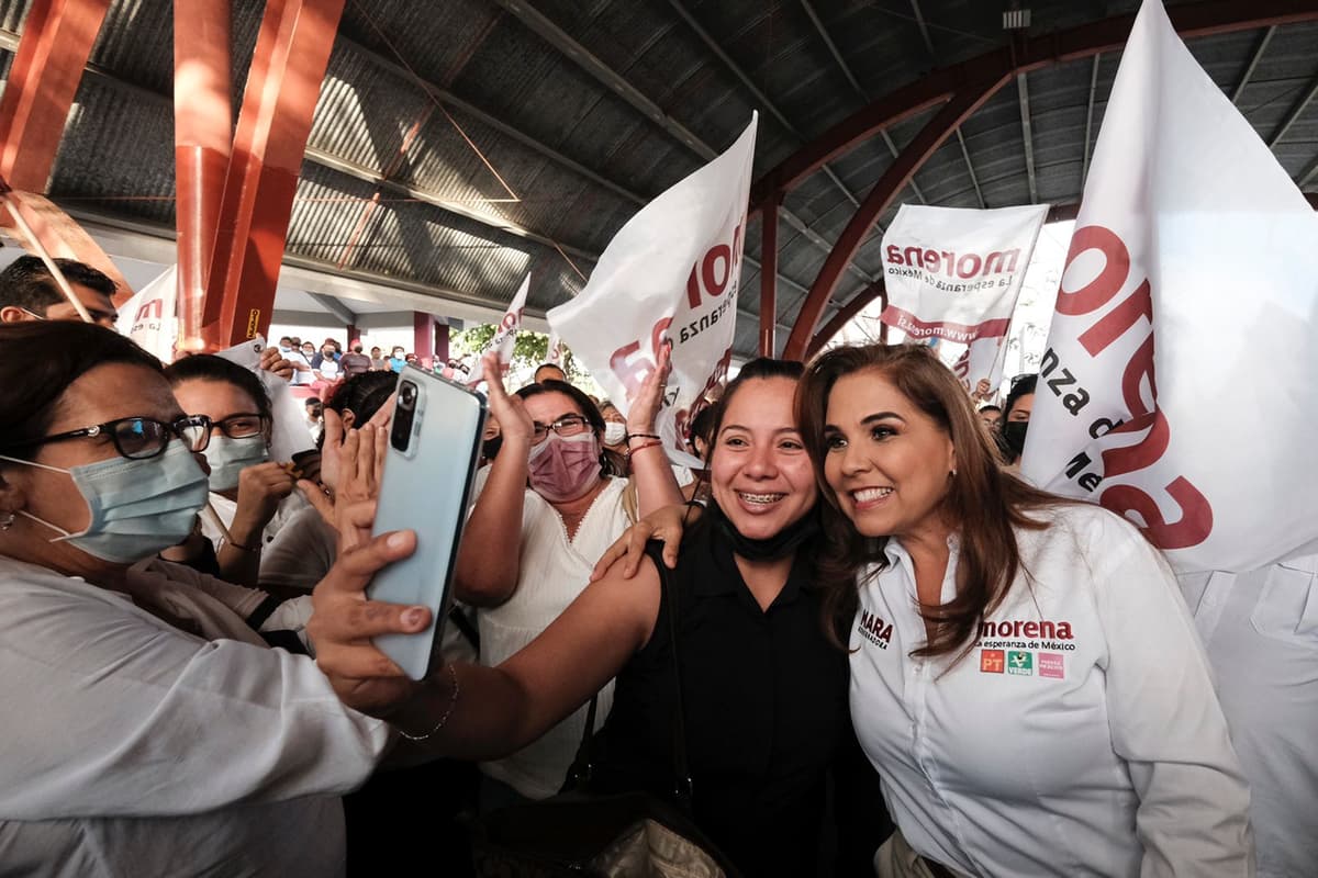 Con el apoyo de Cozumel, la consolidación de la 4T es irreversible: Mara Lezama