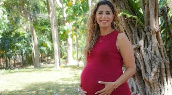 Marybel Villegas da a luz a su hijo Mateo