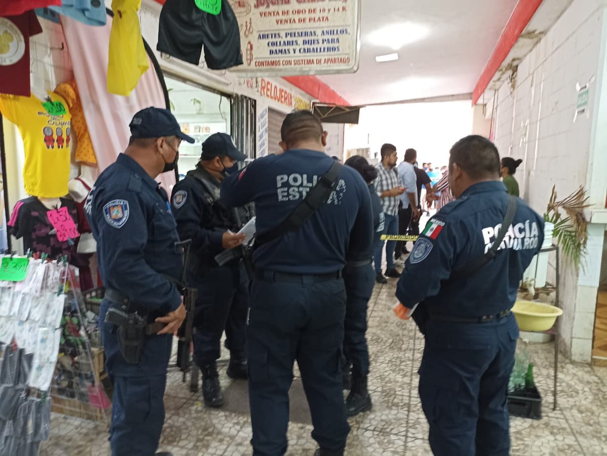 Asaltan joyería en el mercado municipal de Felipe Carrillo Puerto