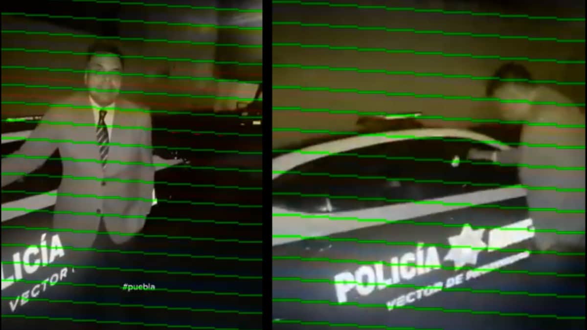 Exhiben a policías durmiendo dentro de una patrulla y se hacen virales en TikTok