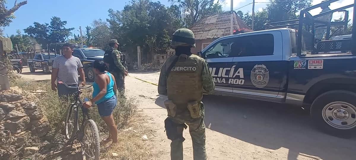 Dos ejecutados y un herido deja ataque armado en colonia irregular de Tulum